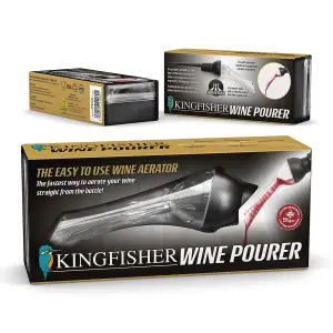 Kingfisher Wine Aerator Pourer Aeration Taste Enhancer Dispenser