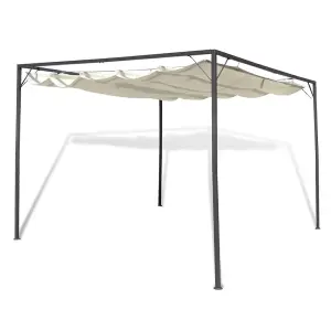 Berkfield Garden Gazebo with Retractable Roof Canopy