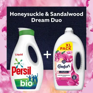 Comfort Fabric Conditioner Honeysuckle & Sandalwood 2.49 Litre 83 Washes, 2 Pk