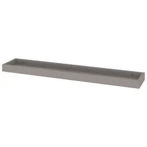 Lakedrick 2 Piece Picture Ledge Wall Shelf (Set of 2) Grey / 4 cm H x 80 cm W x 15 cm D