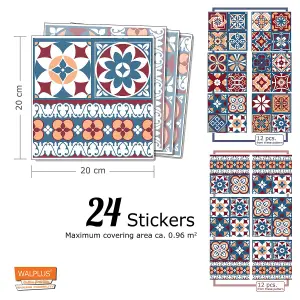 Walplus Westminster Combo Mix Tile Stickers