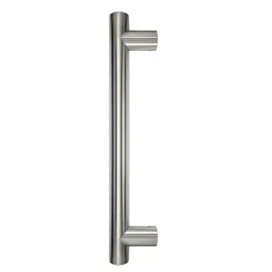 UAP Straight Door Pull Handle - External - 600mm - Hidden Fixings - 316 Grade Stainless Steel