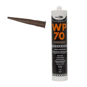 Bond It WP70 Silicone Sealant Low Modulus Neutral Cure Brown (Pack of 6)