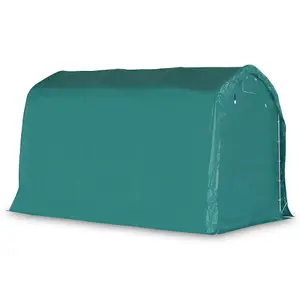 Berkfield Garage Tent PVC 2.4x3.6 m Green