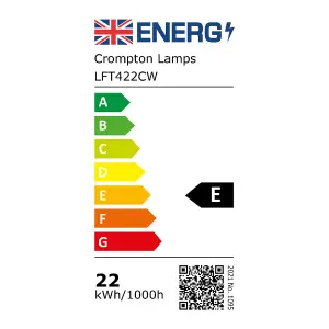 Crompton Lamps LED 4ft T8 Tube 22W (10 Pack) Cool White