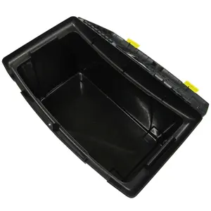 Plastic Toolbox Tool Storage Chest (Handle Insert Tray Organiser Large)