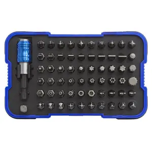 Sealey Power Tool/Security Bit Set 62pc AK2108