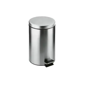 Cosmic Waste Bin Glossy Stainless Steel Architect (12L)