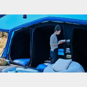 Berghaus Freedom 7 Nightfall Tent with Darkened Bedrooms and Integrated Porch