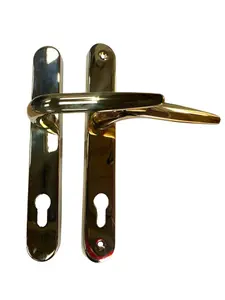 Gold Long Backplate Door Handle