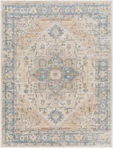 RIVER Machine Washable Vintage Area Rug 200 x 275 cm