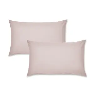 Easy Iron Percale Standard Pillowcase (Set of 2) Pink