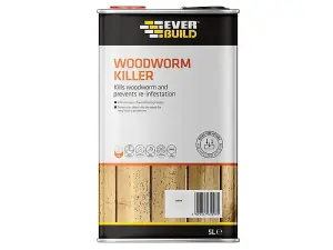 Everbuild Lumberjack Woodworm Killer 5L