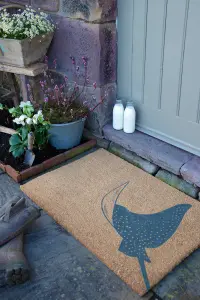 Sting Ray Coir Doormat (90 x 60cm)