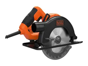 BLACK and DECKER CS1200 Circular Saw with 165mm Blade for Precision Woodworking