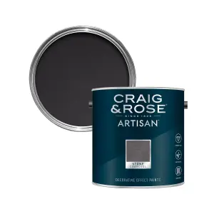 Craig & Rose Artisan Charcoal Stone Textured effect Matt Topcoat Special effect paint, 2.5L