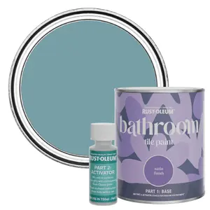 Rust-Oleum Pacific State Satin Bathroom Tile Paint 750ml