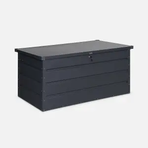 sweeek. Metal garden box 385L Detroit Anthracite 99x61x62 cm