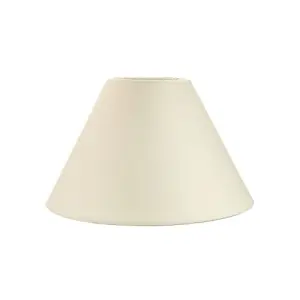 Traditional 8 Cream Cotton Coolie Lampshade Suitable for Table Lamp or Pendant