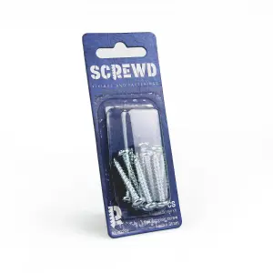 SCREWD Self-Tapping Screw for Crafts, DIY, Hobbies and Construction - 5mm x 31mm - Pack of 60