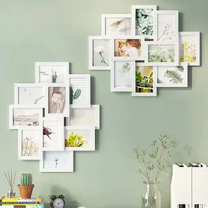 Collage Picture Frames White Wall Mounted Collage Multiple Photos Frame