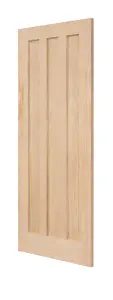 Modern 3P Panel Oak Panel Door 1981 x 686mm