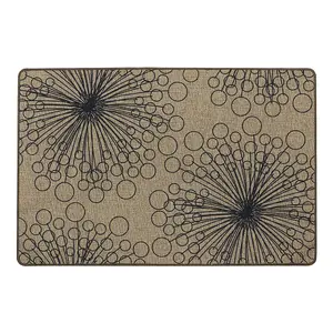 JVL Elegance Door Mat 50 x 75 cm, Dandelion Clock