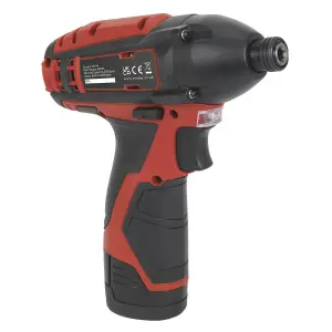 Sealey Cordless Impact Driver 1/4"Hex Drive 80Nm 12V SV12 Series - Body Only CP1203