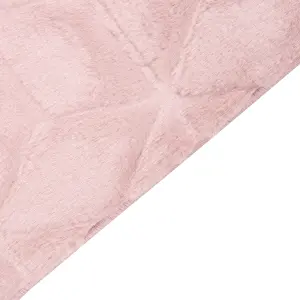 Faux Rabbit Fur Rug 80 x 150 cm Pink THATTA