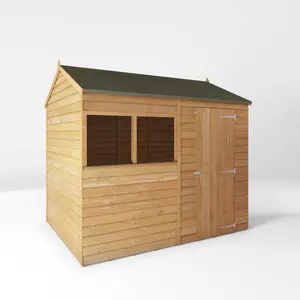 Mercia 8 x 6ft Overlap Reverse Apex Shed No