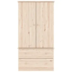 Wardrobe ALTA 90x55x170 cm Solid Wood Pine