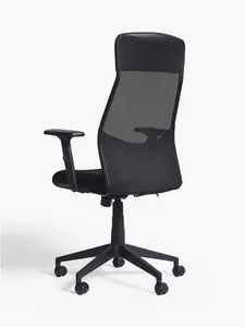 John Lewis ANYDAY Inset Office Chair, Black