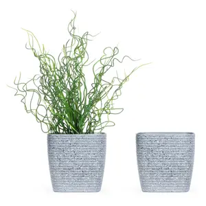 LIVIVO Decorative Garden Plant Pots, Set of 3