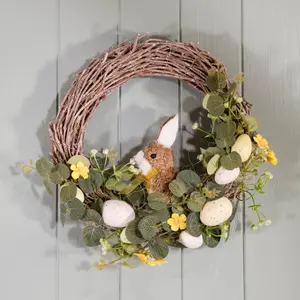 Easter Bunny Decorative Wreath