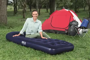 Bestway Easy Inflate Air Bed Single Built-In Foot Pump