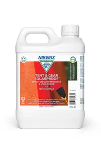 Nikwax Tent & Gear SolarProof 2.5 Litre, Spray on waterproofer and UV protector