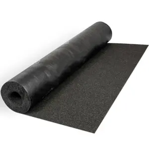 Heavy-Duty Black Polyester Shed Roofing Felt (5m x 1m) - With 13mm Pack of 50 Galvanized Nails - 25-Year Life Expectancy Roof Felt