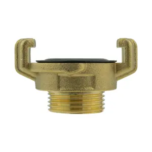 Professional Geka type brass claw hose connectors/fittings, (3/4" bsp male)