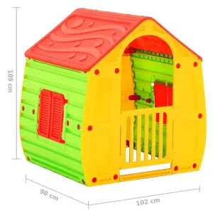 Berkfield Kids Playhouse 102x90x109 cm