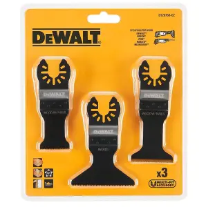 Dewalt DT20760 3PC Multi Tool Blade Set Titanium Plunge Cut Nails DCS355 DCS356