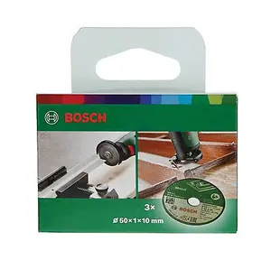 BOSCH Metal Cutting Wheels (3 No) (To Fit: Bosch EasyCut&Grind  Angle Grinder / Cutter)