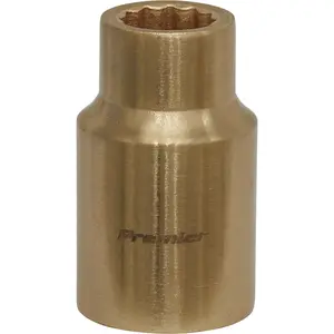 11mm Non-Sparking WallDrive Socket - Durable Beryllium Copper Construction for Safe Use