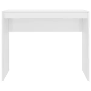 Berkfield Desk High Gloss White 90x40x72 cm Engineered Wood