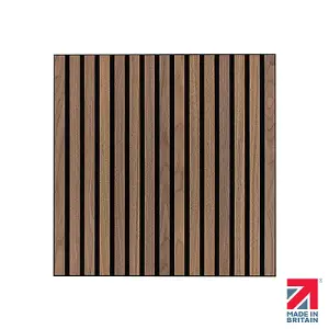 Naturewall SlatWall Mini Walnut - 60cm x 60cm - Pack of 4