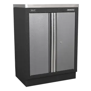 Superline Pro 4.9m Storage System - Stainless Worktop - Sealey - APMSSTACK01SS