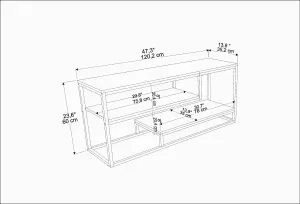 Decorotika Lorin TV Stand TV Unit for TVs up to 55 inch