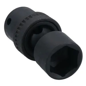 17mm 3/8in Drive Universal Swivel Wobble Metric Impact Shallow Socket