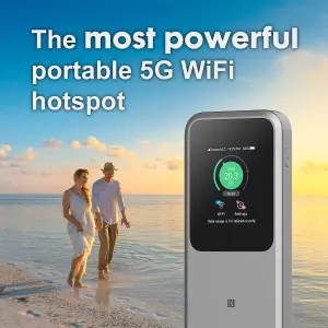 ZTE MU5120 Powerful and Portable Unlocked 5G Travel Wi-Fi Hotspot