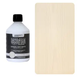 Littlefair's - Indoor Wood Stain - Soft White - 500ml