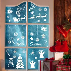 Walplus All White Winterland Window Clings Rooms Décor